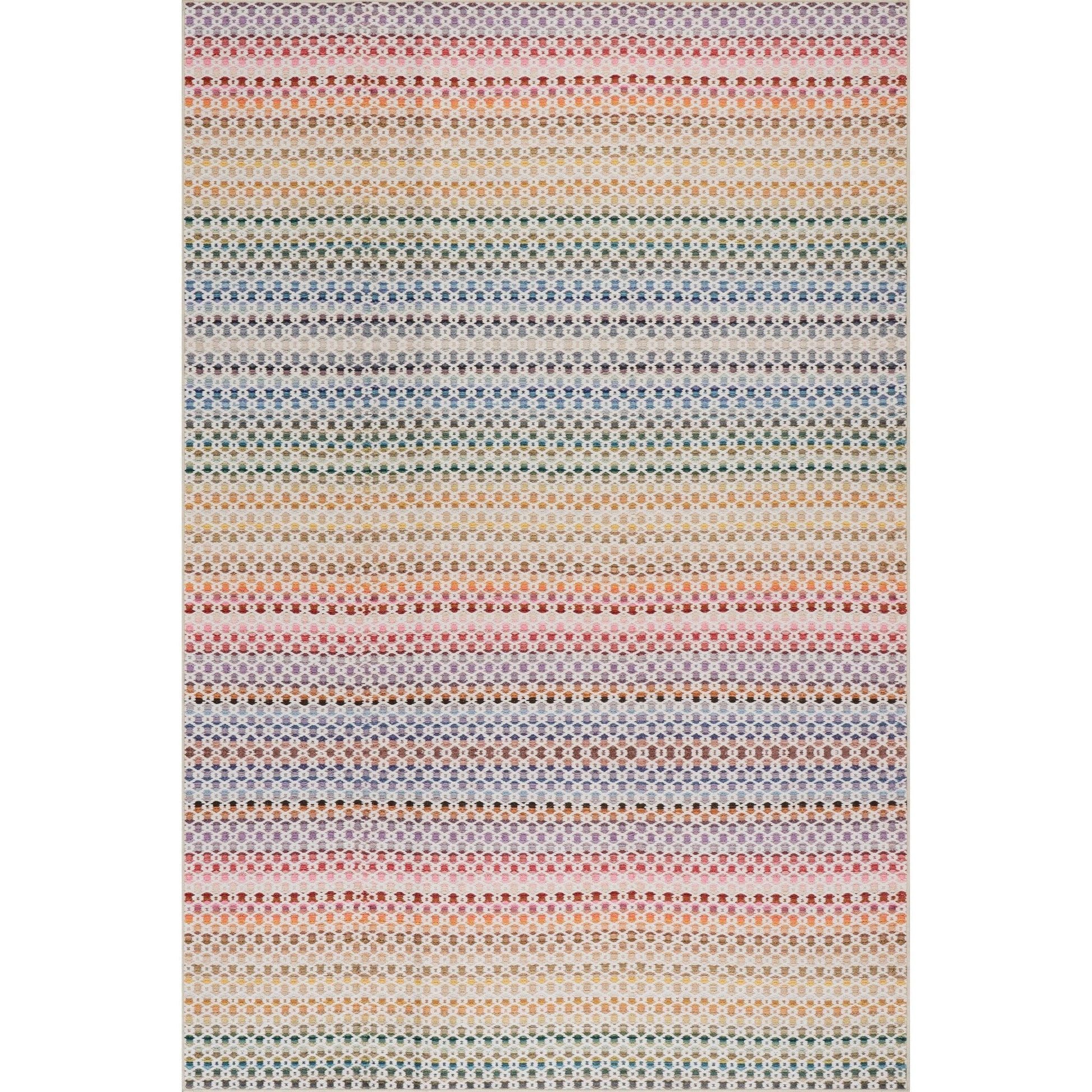 Poppy Machine Washable Rug - Multi Rugs 