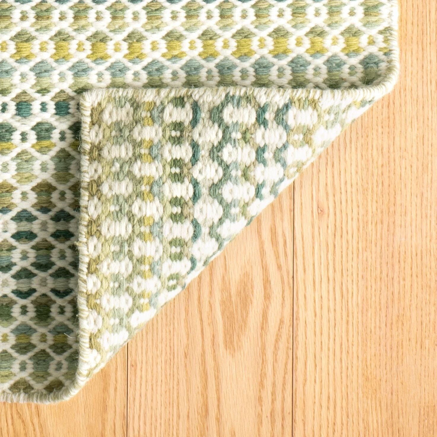 Poppy Moss Handwoven Wool Rug Rugs 