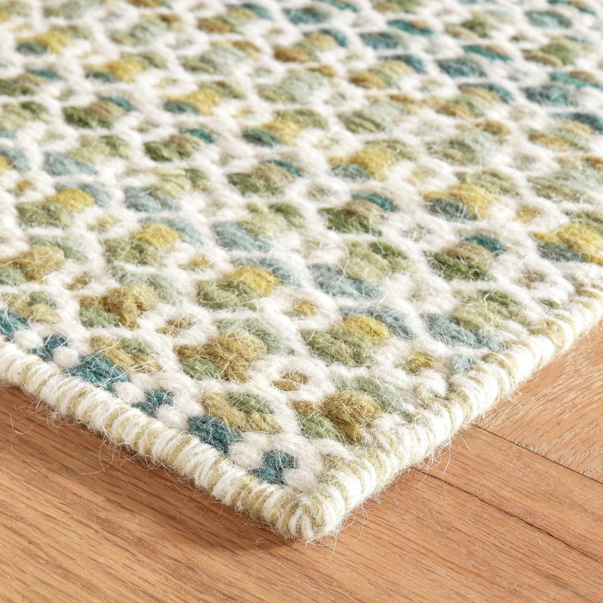 Poppy Moss Handwoven Wool Rug Rugs 