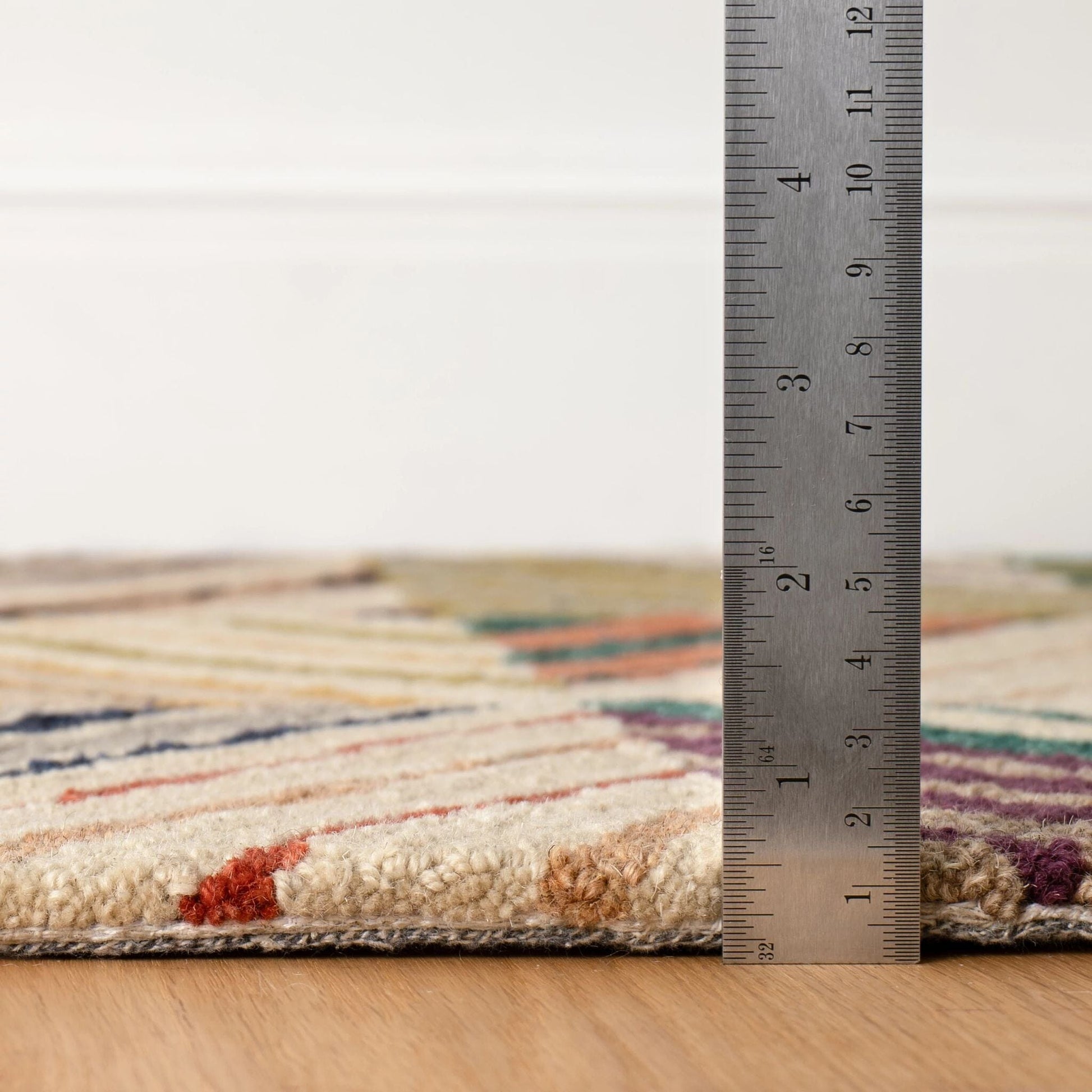 Potter Multi Hand Micro Hooked Wool Rug Rugs 