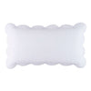 Power Shake Scallop White Quilted Sham Quilted Sham 
