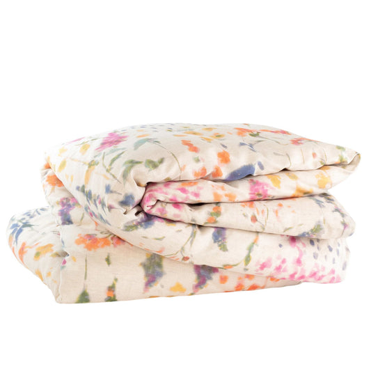 Pressed Flowers Multi Duvet Cover Duvet Cover 