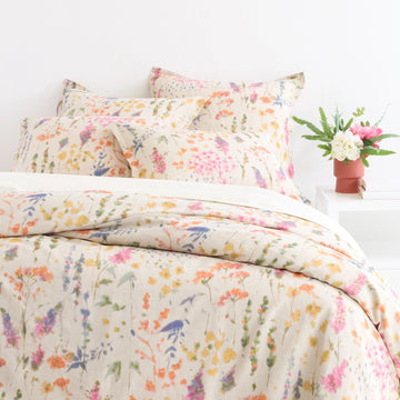 Pressed Flowers Multi Duvet Cover Duvet Cover 