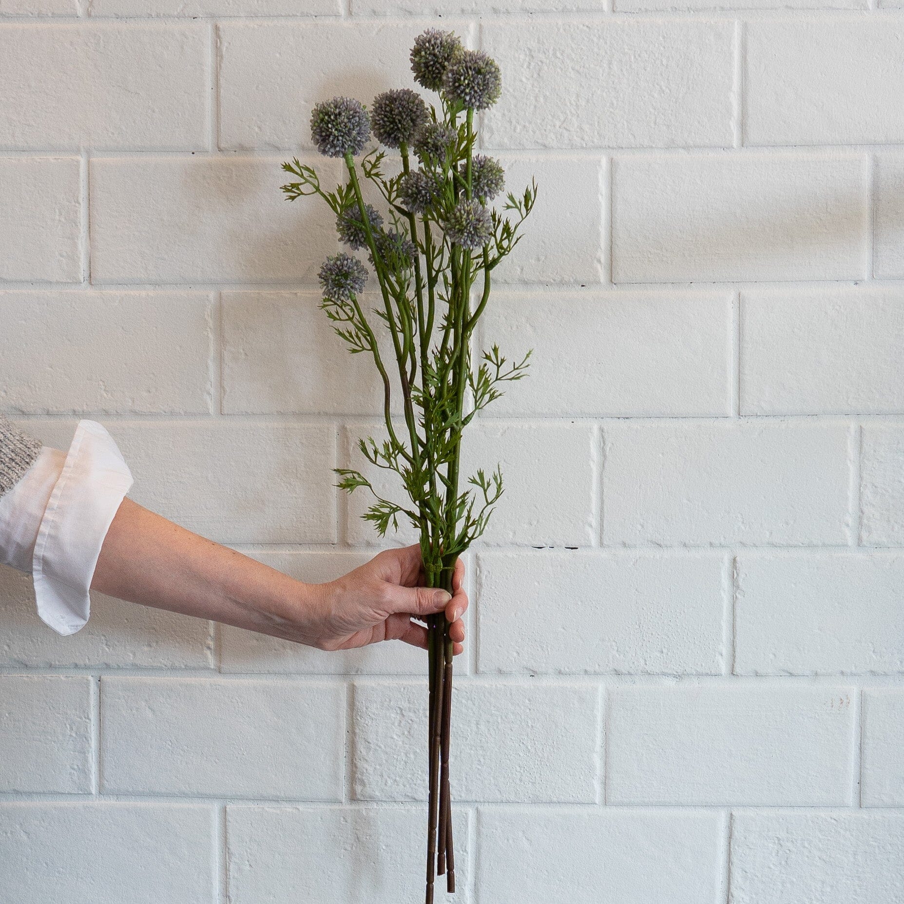 Purple Mini Allium Stem- 25" Greenery 