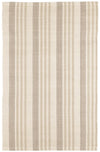 Putney Stripe Ivory Handwoven Cotton Rug Rugs 
