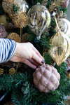 Quilted Glass Ornaments Objects & Accents 