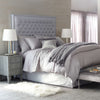 Quilted Silken Solid Grey Coverlet Coverlet 
