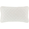 Quilted Silken Solid Ivory Sham Coverlet Sham 