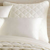 Quilted Silken Solid Ivory Sham Coverlet Sham 