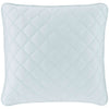 Quilted Silken Solid Robin's Egg Blue Sham Coverlet Sham 