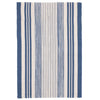 Quincy Stripe Denim Handwoven Indoor/Outdoor Rug RUGS 
