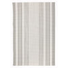 Quincy Stripe Platinum Handwoven Indoor/Outdoor Rug RUGS 