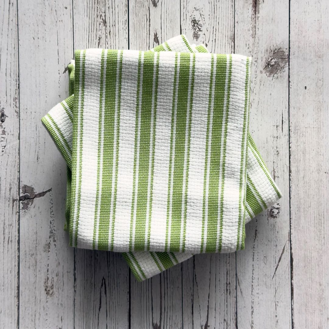 Rail Road Stripe Kitchen Towels (Set of 3) Kitchen 