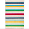 Rainbow Stripe Multi Machine Washable Rug WASHABLE 