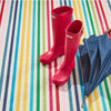 Rainbow Stripe Multi Machine Washable Rug WASHABLE 