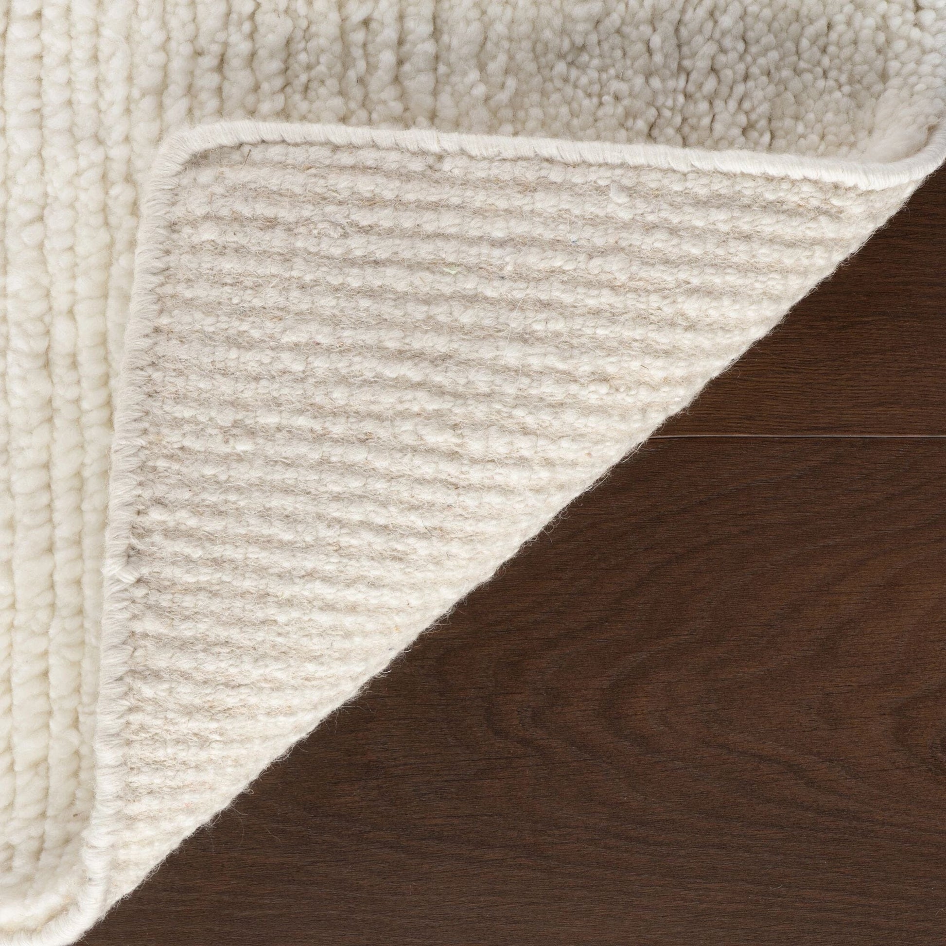 Ramsey Ivory Hand Knotted Wool Rug Rugs 