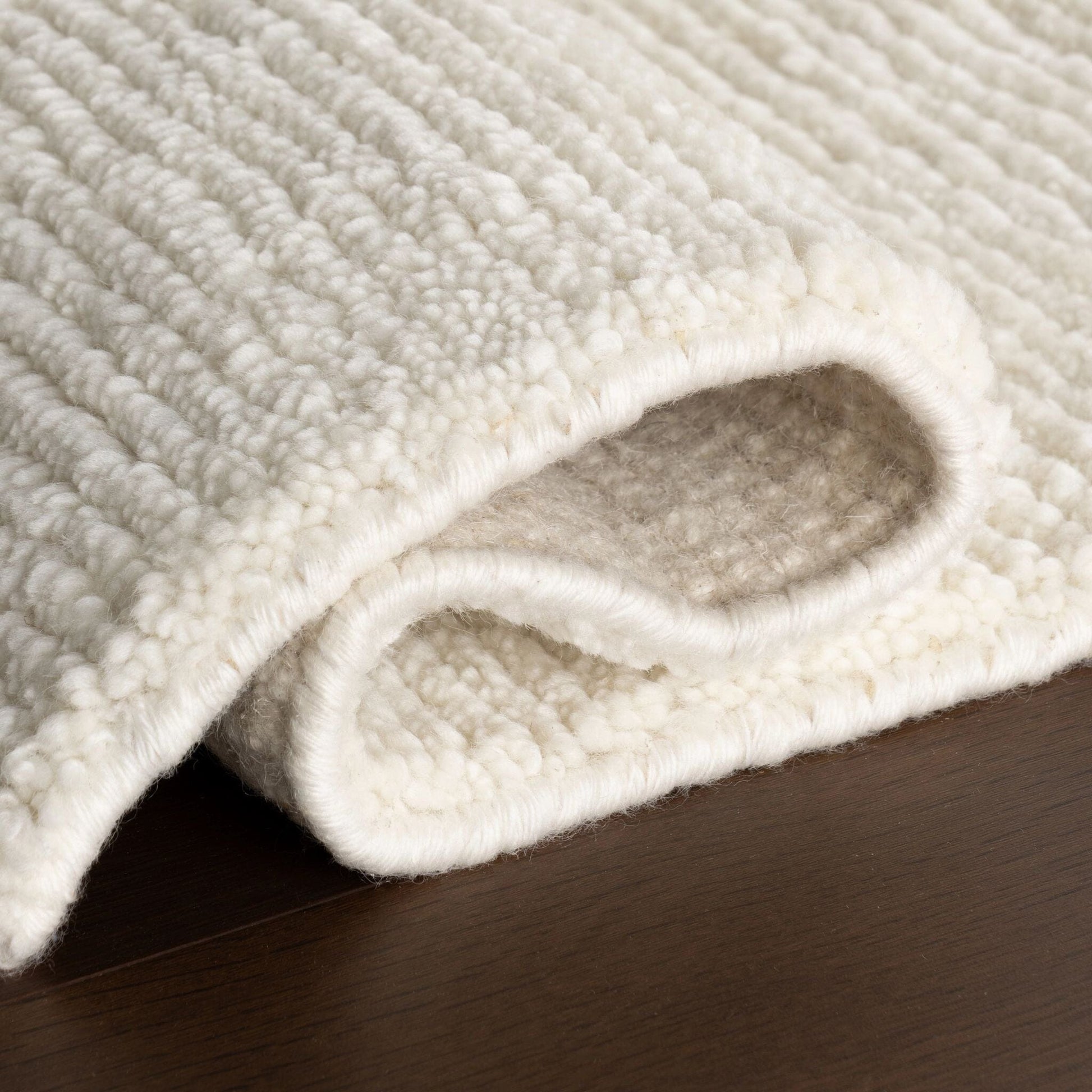Ramsey Ivory Hand Knotted Wool Rug Rugs 