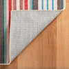 Ranch Stripe Multi Machine Washable Rug WASHABLE 