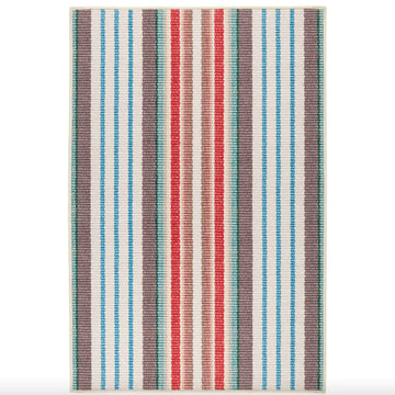 Ranch Stripe Multi Machine Washable Rug WASHABLE 
