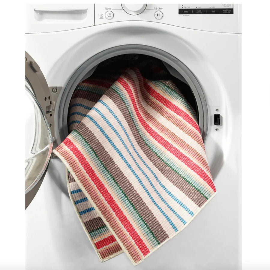 Ranch Stripe Multi Machine Washable Rug WASHABLE 