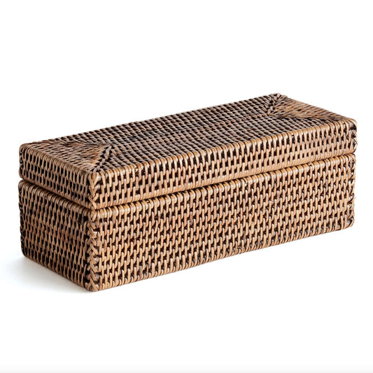 Rattan Lidded Box Objects & Accents 