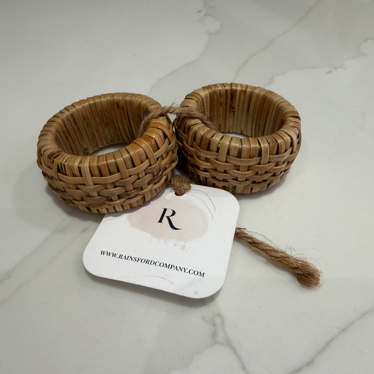 Rattan Napkin Ring (set of 2) Serveware 