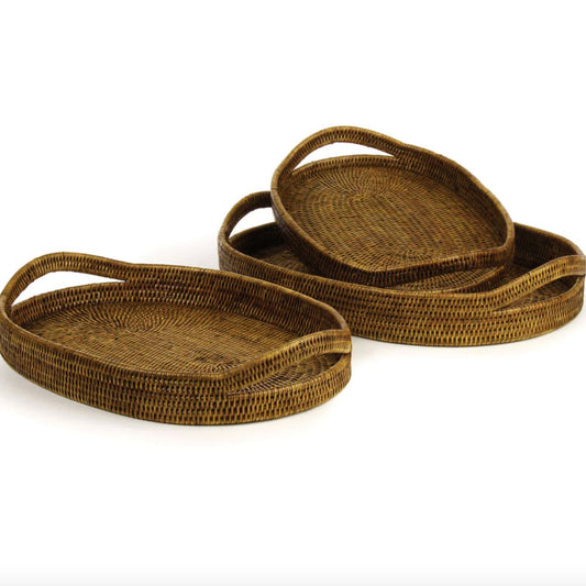 Rattan Oval Trays Baskets & Trays 