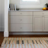 Ravel Stripe Blue Handwoven Wool Rug Rugs 
