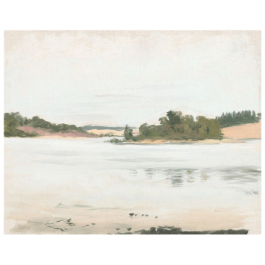 Raw Canvas Series- Inlet Framed Art Gallery Wrap Canvas 