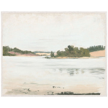 Raw Canvas Series- Inlet Framed Art Framed Canvas 