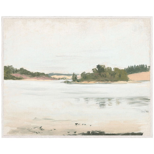 Raw Canvas Series- Inlet Framed Art Framed Canvas 