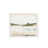 Raw Canvas Series- Inlet, Canvas on Board Framed Art 