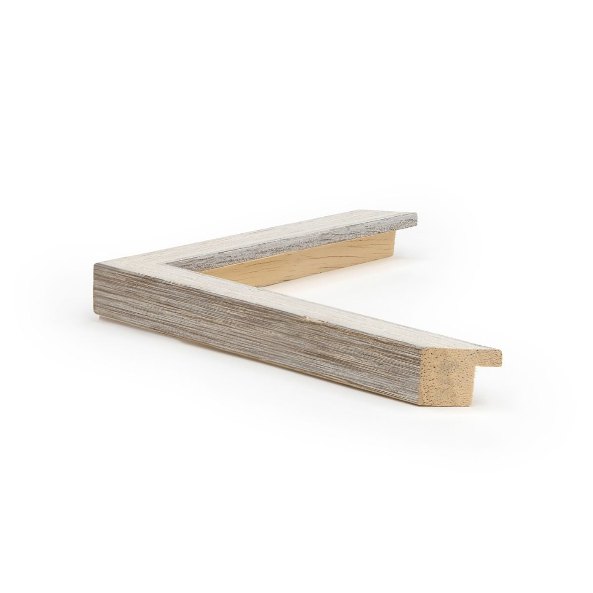 Raw Canvas Series- Inlet, Canvas on Board Framed Art 