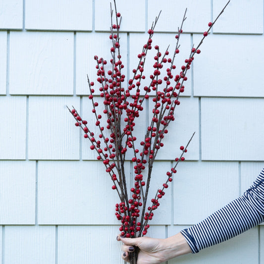 Red Berry Branch - 47" Greenery 