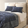 Resist Dot Indigo Sham Coverlet Sham 