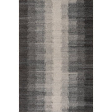 Ronan Ikat Machine Washable Rug - Grey Rugs 