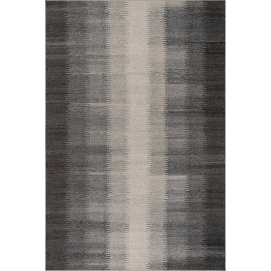 Ronan Ikat Machine Washable Rug - Grey Rugs 