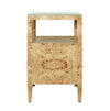 Roscoe Burl Wood Side Table Accent Tables 