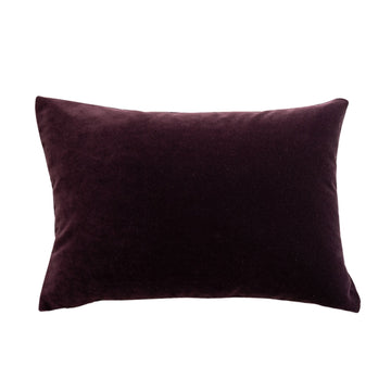 Royal Velvet Lumbar Pillow - Eggplant Pillows 