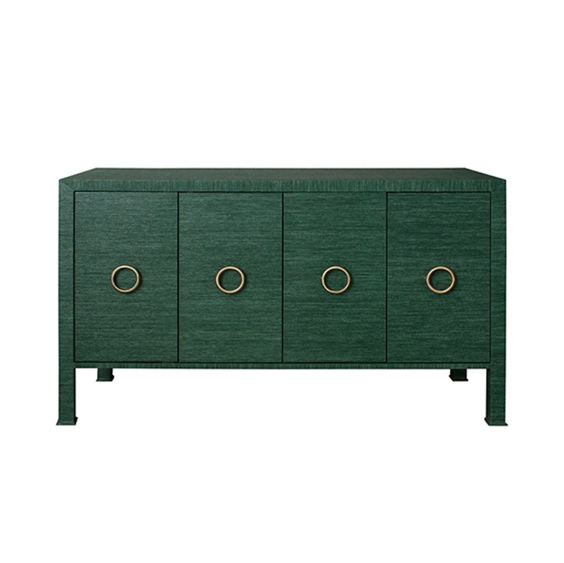 Rue Grasscloth Cabinet - Green Cabinets & Chests 