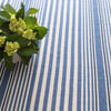 Rugby Stripe Denim Handwoven Indoor/Outdoor Rug Rugs 