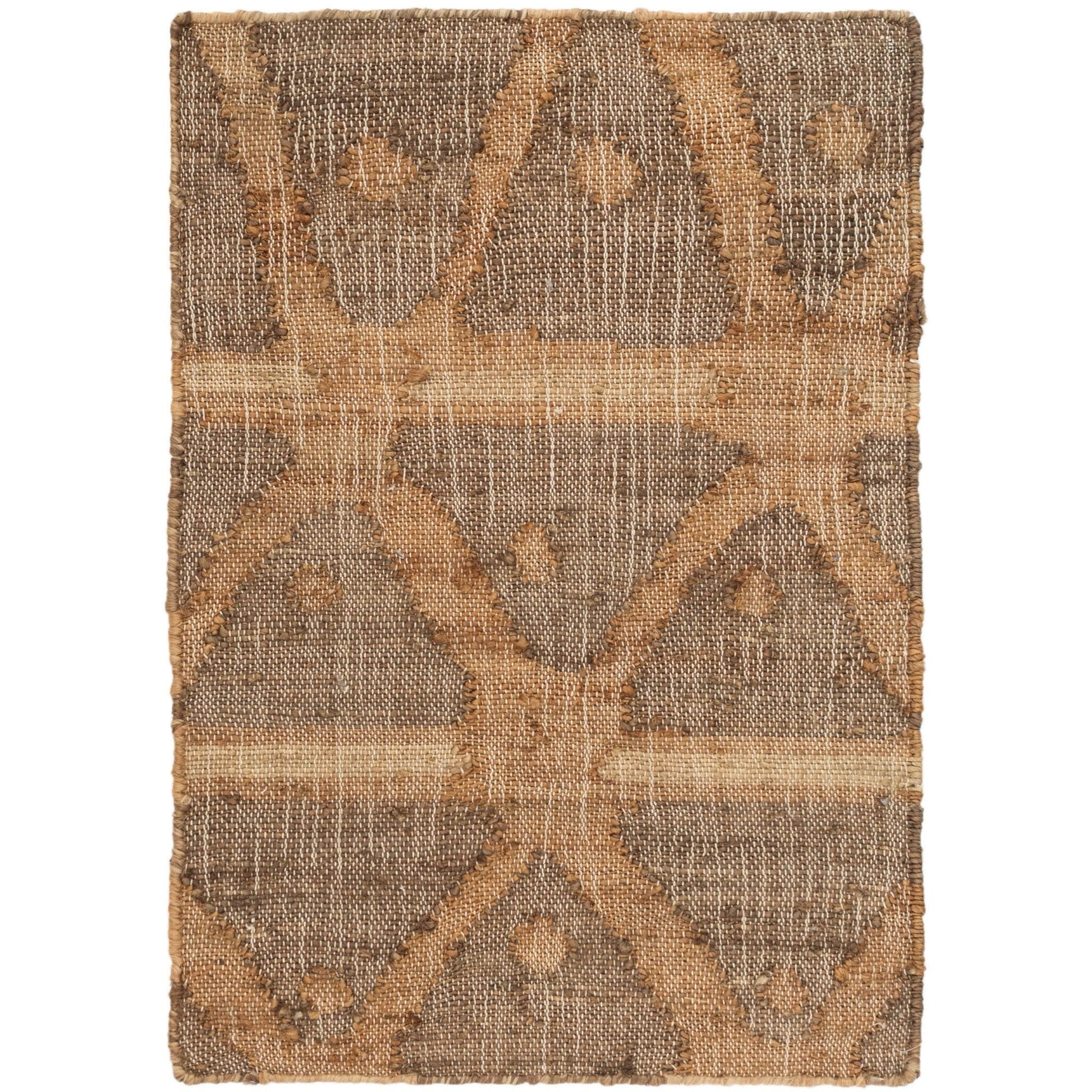 Rumi Handwoven Jute Rug - Brown Rugs 