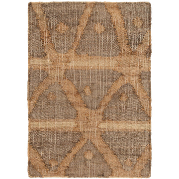 Rumi Handwoven Jute Rug - Brown Rugs 