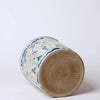 Rustic Blue and Green Floral Porcelain Cachepot Vases & Planters 