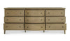 Sadie 9 Drawer Dresser Cabinets & Chests 