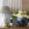 Sadie Ceramic Table Lamp Base - Bone Tables Lamps 