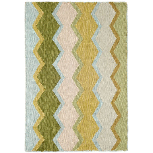 Safety Net Green Handwoven Indoor/Outdoor Rug Rugs 