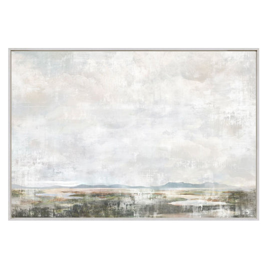 Salt Marsh I- Framed Canvas Framed Art 