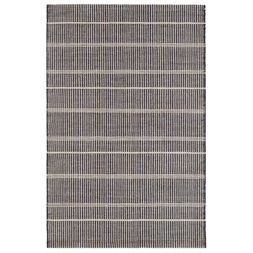 Samson Black Handwoven Indoor/Outdoor Rug Rugs 