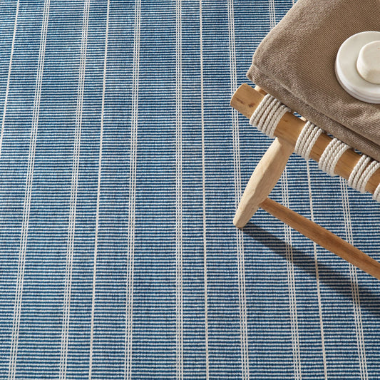 Samson Navy Machine Washable Rug Machine Washable Rug 